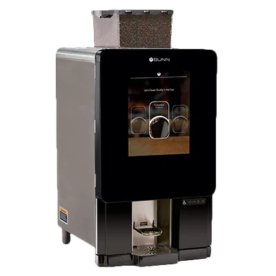 Bunn 44400.0200 Black Stainless Steel Model 312 Bean to Cup Coffee Brewer - 120 Volts