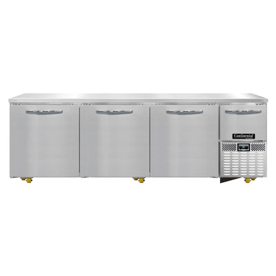 Continental Refrigerator RA93N-U 93.19"W Four-Section Undercounter Refrigerated Base