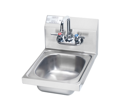 Krowne HS-9L Space Saver Hand Sink Wall Mount 12-1/2"W x 17-1/4"D x 13-3/8"H