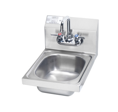 Krowne HS-9L Space Saver Hand Sink Wall Mount 12-1/2"W x 17-1/4"D x 13-3/8"H