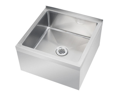 Krowne
 MS-2424
 Stainless Steel
 Floor Mop Sink
 24" x 24" x 13"