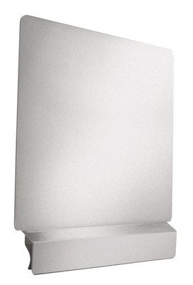 Krowne 30-325 20.5" D x 18" H Stainless Steel Universal 1" Thick Fryer Splash Guard