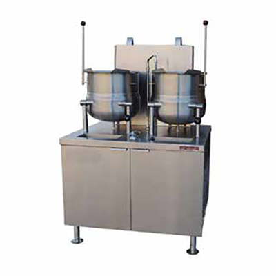 Crown GMT-10 10 Gallon 2/3 Jacket Kettle/Cabinet Assembly - 200,000 BTU
