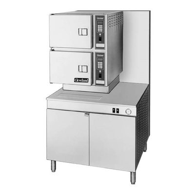 Cleveland 36CGM300-LP 3 Pan Liquid Propane Convection Steamer - 300,000 BTU