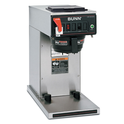 Bunn 12950.0360 3.9 Gal/Hour Stainless Steel CWTF15-TC Thermal Carafe Coffee Automatic Brewer - 120 Volts 1370 Watts