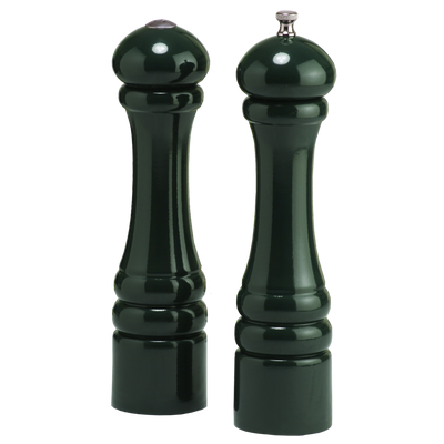 Chef Specialties 10800 10" High Autumn Hues Professional Pepper Mill & Salt Shaker Set