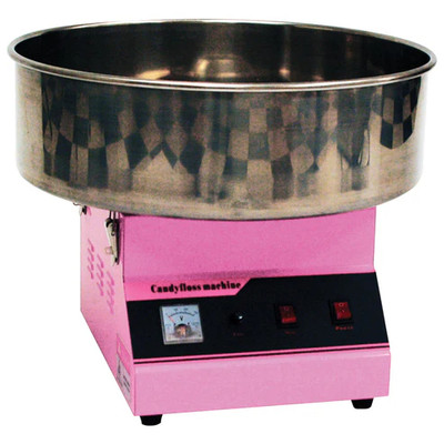 Winco 81011A Stainless Steel Bowl Two Stitch Operation Benchmark Zephyr Cotton Candy Machine - 120 Volts