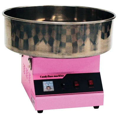 Winco 81011A Stainless Steel Bowl Two Stitch Operation Benchmark Zephyr Cotton Candy Machine - 120 Volts