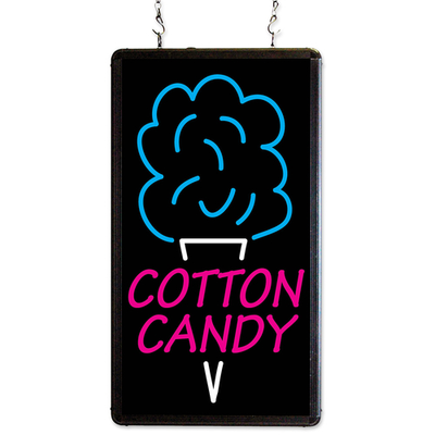 Winco 92005 "Cotton Candy" LED Back Lighting Benchmark Ultra-Bright Merchandising Sign