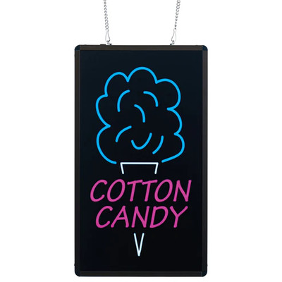 Winco 92005 "Cotton Candy" LED Back Lighting Benchmark Ultra-Bright Merchandising Sign