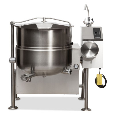 Cleveland KGL40T-LP 40 Gallon 2/3 Steam Jacket Design Liquid Propane Kettle - 140,000 BTU