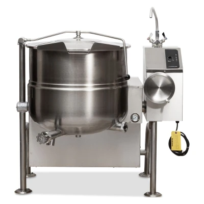 Cleveland KGL40T-LP 40 Gallon 2/3 Steam Jacket Design Liquid Propane Kettle - 140,000 BTU