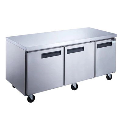 Dukers DUC72R 36" Rear Mounted Self-Contained Refrigeration Digital Temperature Control Undercounter Refrigerator