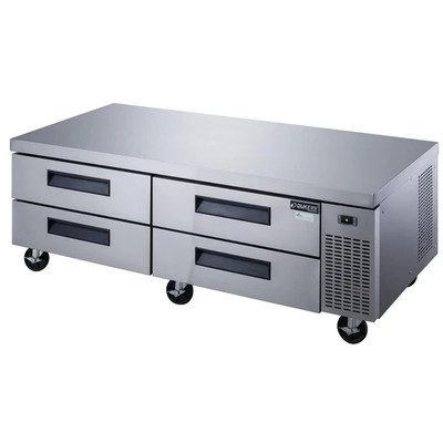 Dukers DCB72-D4 72"W 4 Drawer Refrigerated Chef Base