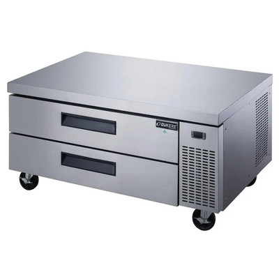 Dukers DCB48-D2 48"W Stainless Steel 2 Drawers Refrigerated Chef Base - 115 Volts