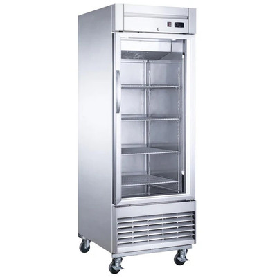Dukers D28R-GS1 27.5"W Stainless Steel Solid Door Refrigerator