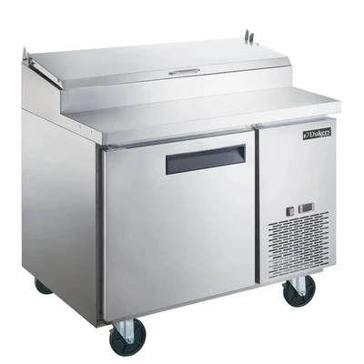 Dukers DPP44 44" 1 Self-Closing Solid Door Sandwich / Salad Prep Table