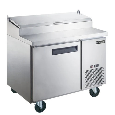 Dukers DPP44 44" 1 Self-Closing Solid Door Sandwich / Salad Prep Table