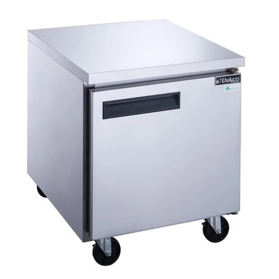 Dukers DUC29F 1/4 HP One-Section Undercounter Reach-In Freezer - 110v/60/1-PH