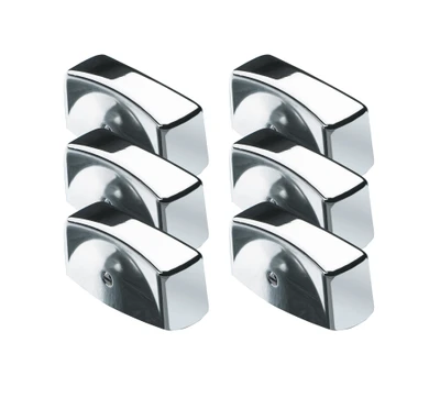 Krowne 25-200 6 Piece Chrome Krowne Oven Knob