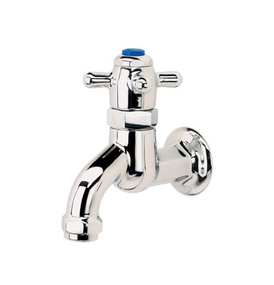 Krowne 16-470L Brass Single-Wall Mount Krowne Royal Series Self-Closing Metering Lavatory Faucet