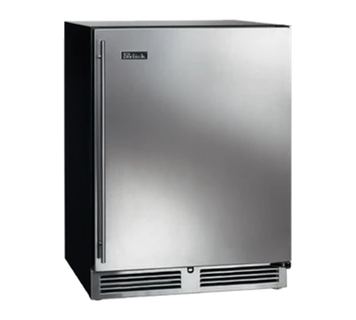 Perlick HB24FS4 23-7/8"W 1 Section Stainless Steel Solid Door Undercounter ADA Series Freezer