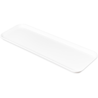 Carlisle 269FMT301 25.5" W x 8.75" D x 1.12" H Pearl White Fiberglass Market Tray