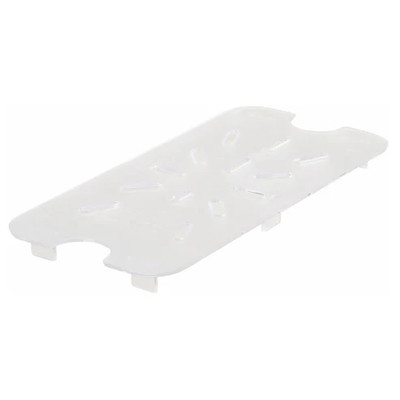 Winco SP79DS 1/9 Size Polycarbonate Poly-Ware Drain Shelf