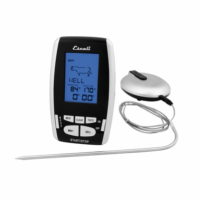 San Jamar THDGWL Escali Wireless Remote Thermometer &amp; Timer