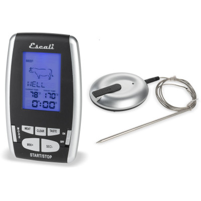 San Jamar THDGWL Escali Wireless Remote Thermometer &amp; Timer