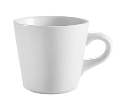 CAC China RCN-1 7.5 Oz. Super White Porcelain Round Clinton Coffee Cup (3 Dozen Per Case)