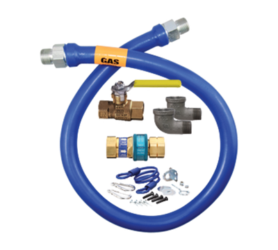 Dormont 16125KIT36 36" Covered With Stainless Steel Braid Long Moveable Gas Connector Kit