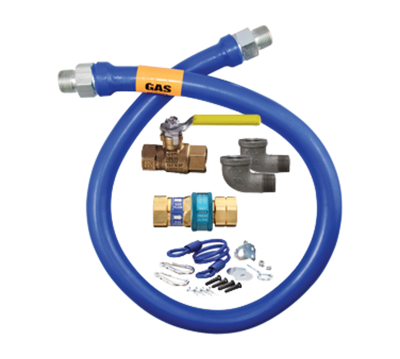 Dormont 16125KIT36 36" Covered With Stainless Steel Braid Long Moveable Gas Connector Kit