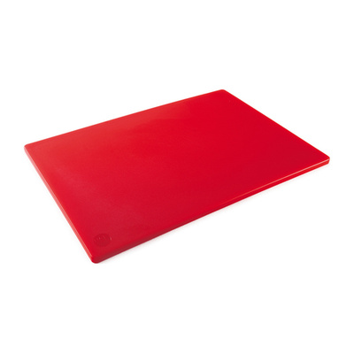 CAC China CBPH-1218R 18" L x 12" W Red Light Weight Cutting Board (6 Each Per Case)