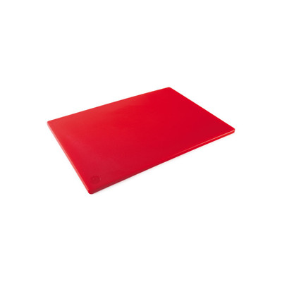 CAC China CBPH-1218R 18" L x 12" W Red Light Weight Cutting Board (6 Each Per Case)