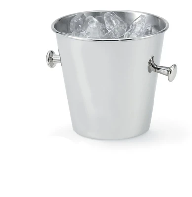 Vollrath 46621 1.6 Qt. Mirror Finish Stainless Steel Ice Bucket