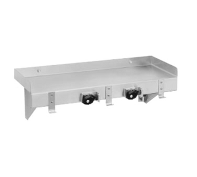 Advance Tabco K-245 24" W x 8" D Stainless Steel Wall-Mounted Utility Shelf