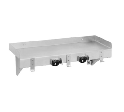 Advance Tabco K-245 24&quot; W x 8&quot; D Stainless Steel Wall-Mounted Utility Shelf