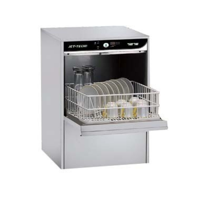 Jet-Tech 727-E 20-1/4"W x 20-1/2"D x 29-1/2"H Stainless Steel High Temperature Door Type Undercounter Dishwasher