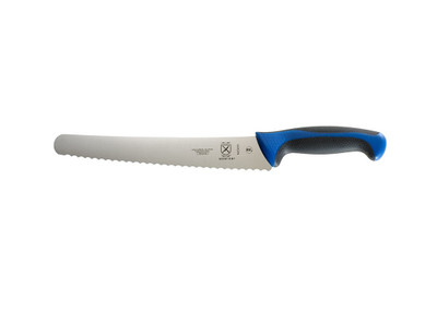 Mercer M23210BL Millennia 10" Color Handles Bread Knife
