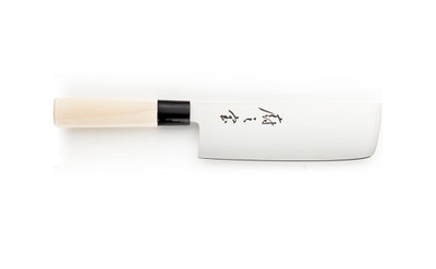 Mercer M24307 7" Stamped Asian Collection Nakiri Vegetable Knife