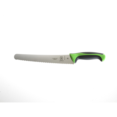 Mercer M23210GR 10" Green Handle Bread Knife