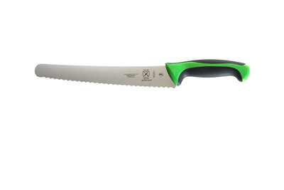 Mercer M23210GR 10" Green Handle Bread Knife