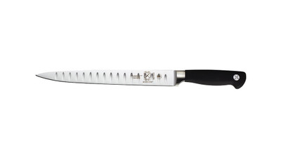 Mercer M21030 10" German Steel Genesis Carving Knife With Black Santoprene Handle