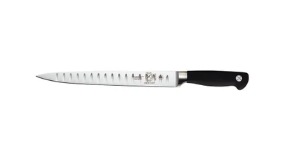 Mercer M21030 10" German Steel Genesis Carving Knife With Black Santoprene Handle