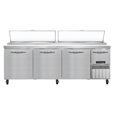 Continental Refrigerator PA93N 93" W Pizza Prep Table