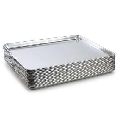 Bakn BAKSP1622 16" x 22" 19 Gauge wire Rim Aluminum Sheet Pan