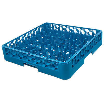 Carlisle RP14 Full Size Polypropylene Blue OptiClean All Purpose Plate/Tray Peg Rack