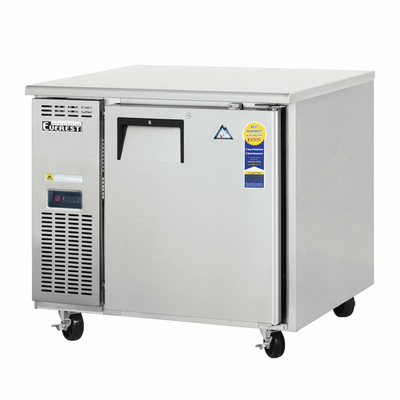Everest Refrigeration ETF1-24 35 5/8" 16 Gauge Stainless Steel Digital Controls One-Section Undercounter / Worktop Freezer