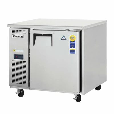 Everest Refrigeration ETF1-24 35 5/8" 16 Gauge Stainless Steel Digital Controls One-Section Undercounter / Worktop Freezer